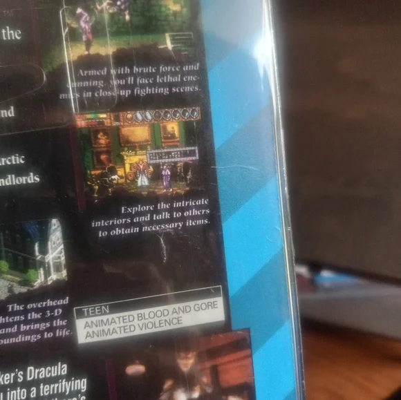1993 Mary Shelley's Frankenstein &Bram Stoker's Dracula Sega CD Double Deal NWT